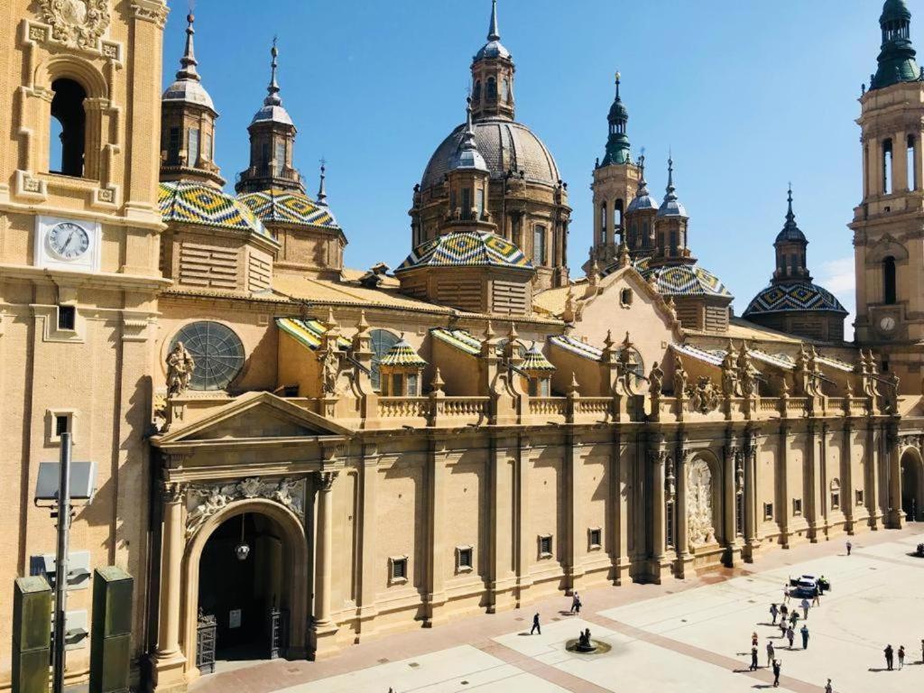 サラゴサVtz El Balcon A La Basilica I - Vistas Inmejorables A La Basilica Del Pilar!アパートメント エクステリア 写真