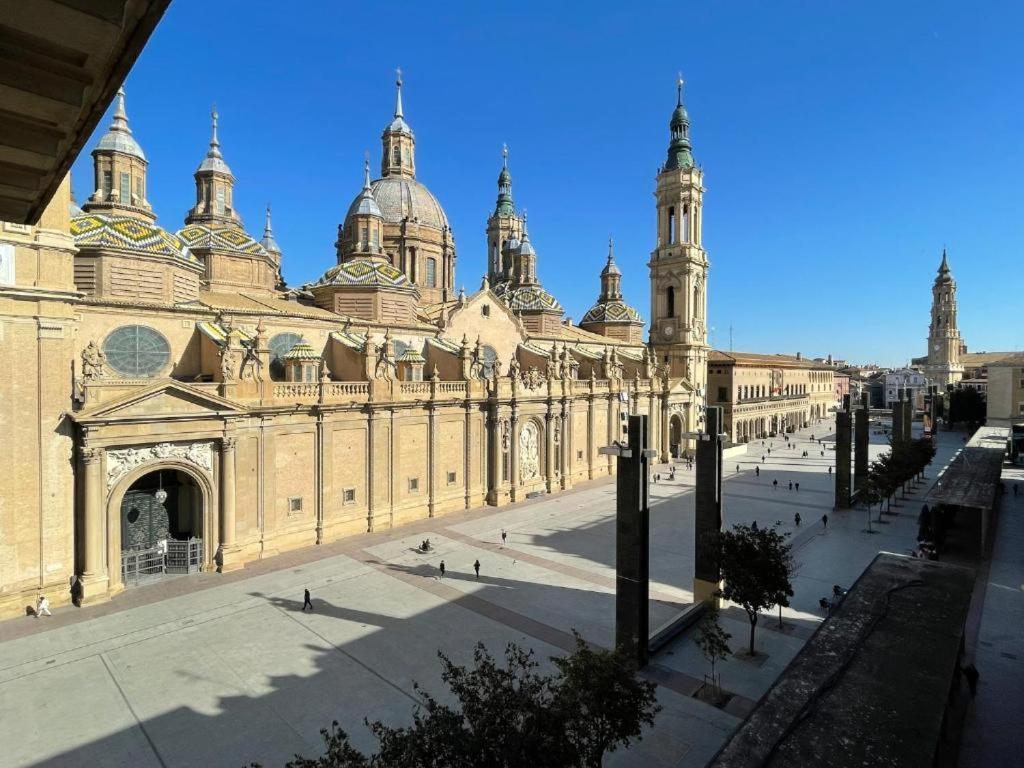 サラゴサVtz El Balcon A La Basilica I - Vistas Inmejorables A La Basilica Del Pilar!アパートメント エクステリア 写真